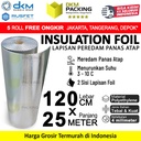 Bubble Wrap Insulation Alumunium Foil Peredam Panas Atap Rumah 120x25