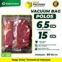 Vacuum Bag Makanan 6.5x15cm POLOS Vakum Plastik SMOOTH DELKOCHOICE