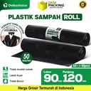 Kantong Plastik Sampah Roll Jumbo Tebal TrashBag Delkochoice 90x120cm