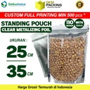 Standing Pouch 25x35cm Alumunium Foil Sealer Makanan Delkochoice