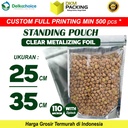 Standing Pouch 25x35cm TRANSMETZ ZIPLOCK ALU FOIL DELKOCHOICE TERMURAH