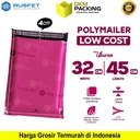 Plastik Polymailer Pack LOW COST Amplop Polimailer PINK Rusfet 32x45cm