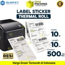 Label Sticker Thermal Paper Roll Barcode Resi Online Shop RUSFET