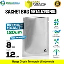 Sachet Bag PREMIUM Metalizing Foil Kemasan FOODGRADE 8x12 Delkochoice