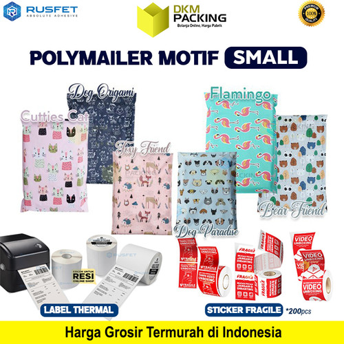 Polymailer SMALL Amplop Plastik Packing Kecil Polimailer /SATUAN