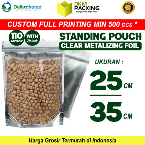 Standing Pouch VARIAN NON WINDOW DELKOCHOICE Plastik Klip TERMURAH