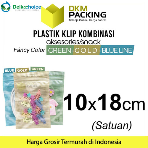 ZIPLOCK BAG 10x18cm PLASTIK KLIP KEMASAN AKSESORIS DELKOCHOICE PREMIUM