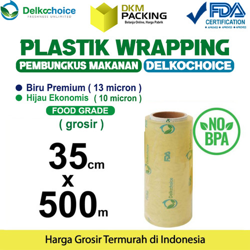 Plastik Cling Wrap 35cm x 500m FOOD GRADE Food Wrapping /SATUAN