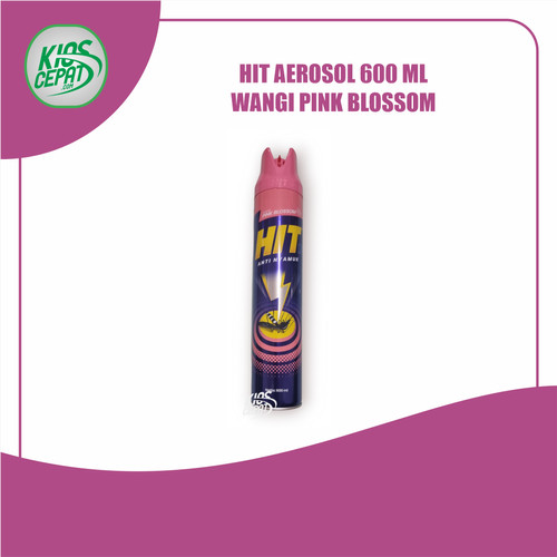 HIT AEROSOL PINK BLOSSOM 600ml (HIT TUTUP PINK)