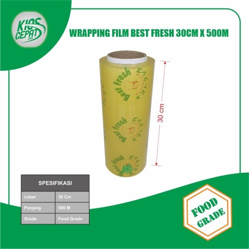 [TC] Plastik Wrapping Makanan BEST FRESH Uk. 30cm x 500m