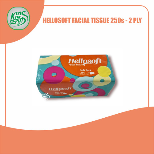 Tissue HELLOSOFT Facial 250s - 2PLY