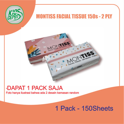 Tissue MONTISS Facial 150s - 2PLY