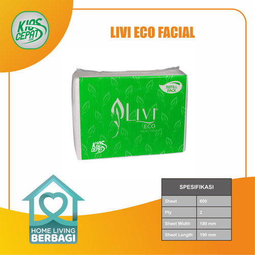 [TC] Tissue LIVI ECO Facial Refill 600s