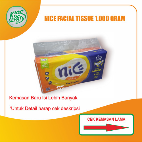 Tissue NICE Facial 1000Gram / 2000ply (2ply/sheet)