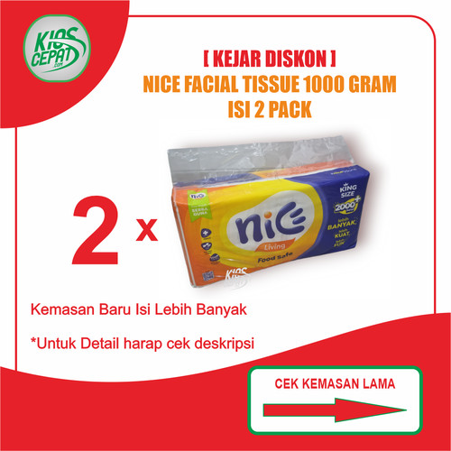 [KEJAR DISKON] Tissue NICE Facial 1000Gram ISI 2 PACK