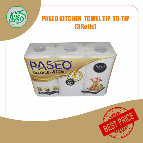 Tissue PASEO Kitchen Towel / Calorie Absorb 3in1 (1Pack ISI 3Rolls)