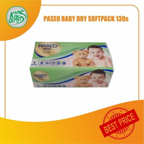 Tissue PASEO BABY Facial Pure Soft 3Ply 130s