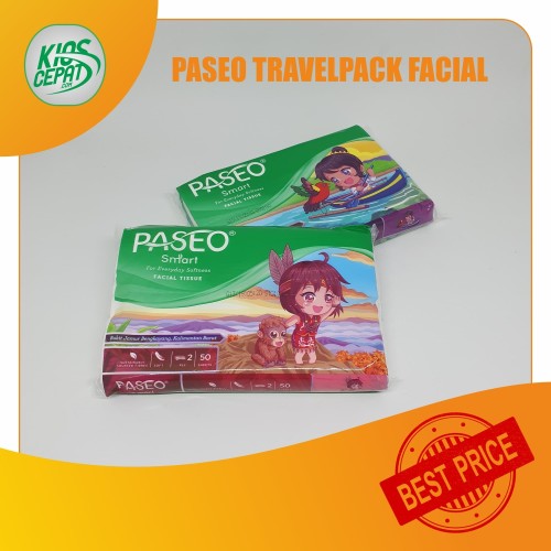 Tissue PASEO SMART TRAVELPACK Facial 50s