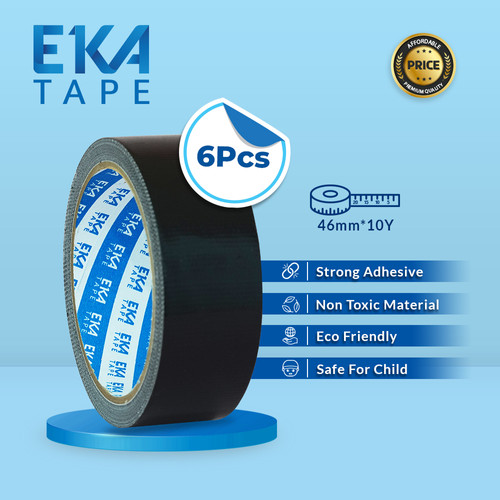 [Dapat 6pcs] Eka Tape Cloth Tape 46mm x 10 Yard