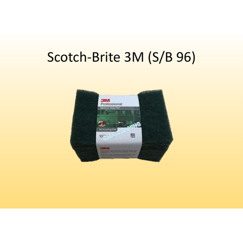 Sikat Cuci Piring / Scotch Brite 3M (S/B 96) Aqua Green Pad