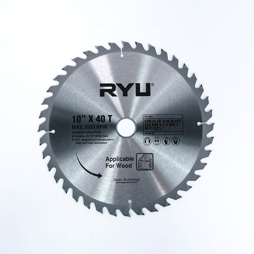 RYU (AC) CIRCULAR SAW BLADE 255 MM X 2.4 MM X 40 T (10")