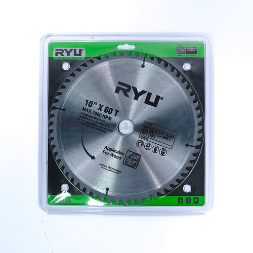 RYU (AC) CIRCULAR SAW BLADE 255 MM X 2.4 MM X 60 T (10")