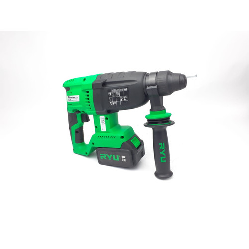 RYU CORDLESS ROTARY HAMMER 26 MM - MESIN BOR BOBOK BATERAI RCRH26