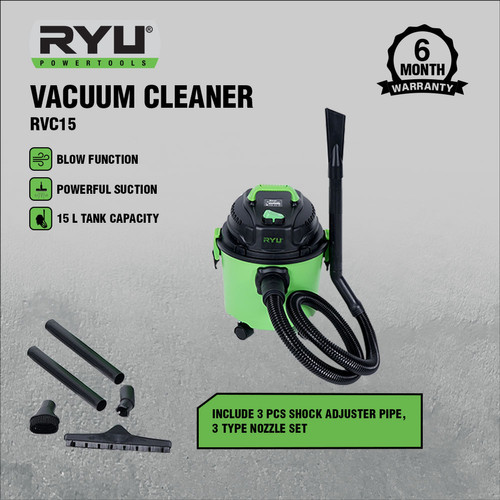 RYU VACUUM CLEANER RVC15L - MESIN PENYEDOT DEBU