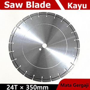 Saw Blade 14inch×24T Mata Gergaji Circle Kayu 350mm 14"