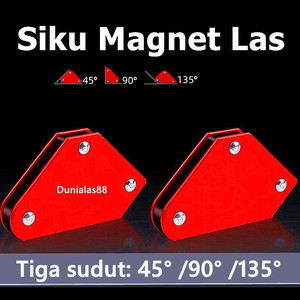 Siku Magnet Las Mini Welding Magnet 9LB 45° 90° 135° 1pcs