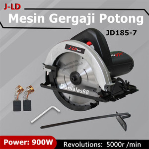 JLD Power Tools 7" JD185-7 Circular Saw Mesin Potong Kayu 7 inch Bagus