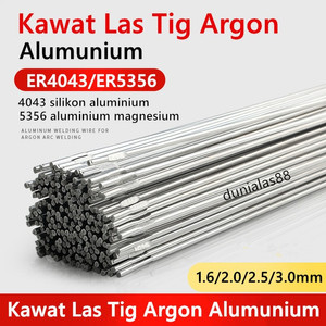 Kawat Las Tig Alumunium ER4043 ER5356 ER 4043 5356 1.6mm 2.5mm 3.0mm