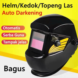 Helm Las Otomatis Kedok Kacamata Las Auto Dark Safety Welding Helmet