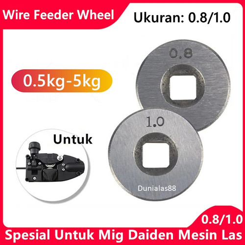 Wire Feeder Wheel Roller 0.8mm 1.0mm Double Size MIG 0.8/1.0mm daiden