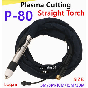 P80 Stang Plasma Cutting Torch P-80 P 80 Lurus Straight Cut 80A 100A