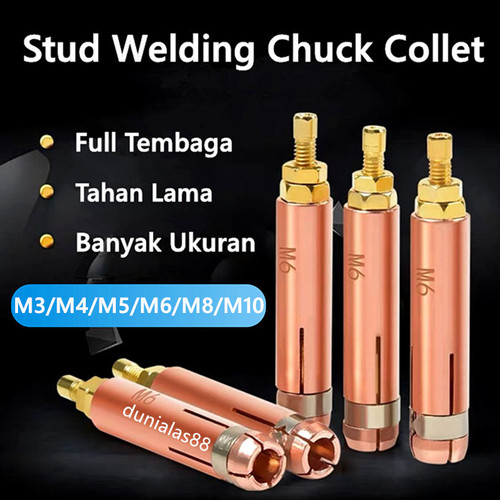 Stud Welding Chuck Collet M4 M5 M6 M8 Untuk Welding Grip