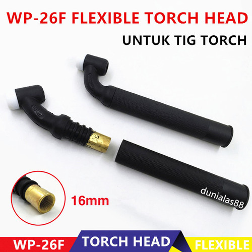 Flexible Torch Body/Torch Head WP-26F Untuk WP-26 TIG Welding Torch