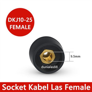 Kabel Konektor Las Male+Female DKJ 10-25mm Cable Connektor 10-25 Hitam