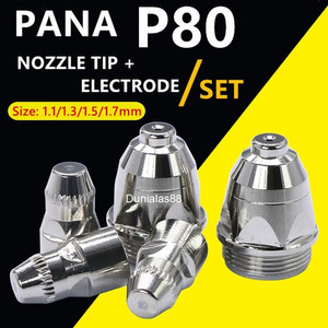 1Set Nozzle & Electrode Tip P80 Cut Mata Plasma P-80 kulitas BAGUS