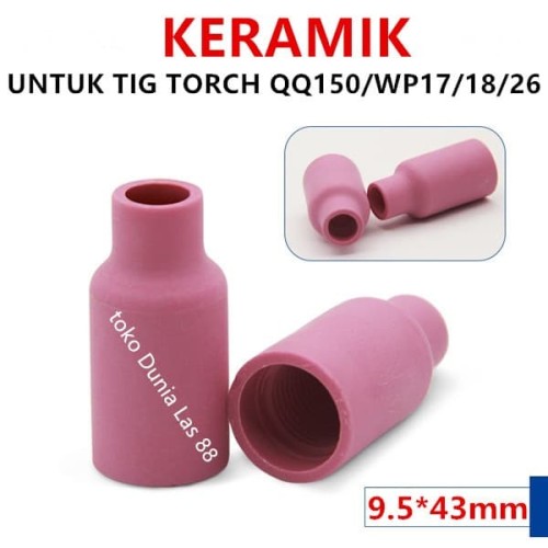 Keramik Gas lens QQ150 9.5*43mm Ceramik Argon TIG Part