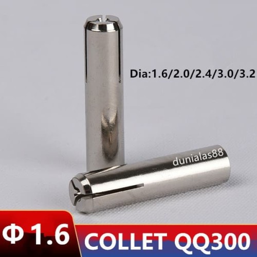 Collet Argon Collet 1.6mm QQ 300 Tig Argon Alat Las