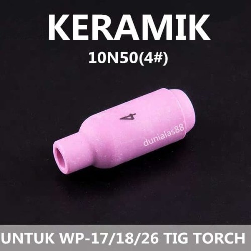 Keramik Argon No.4 Ceramic Tig Argon Torch Alumina Nozzle Wp17 Wp18 Wp