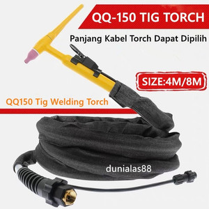 Tig Torch Stang Argon QQ150 Tang Las Argon QQ 150 Set Panjang Kabel 4M