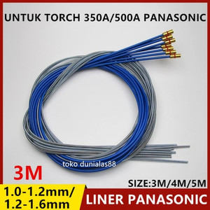 Steel Conduit Liner Panasonic 1.0/1.2/1.6mm 4M Torch P350/500A mig co