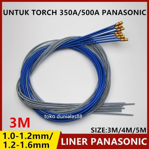 Steel Conduit Liner3M Panasonic 1.0/1.2/1.6mm Torch 350/500A mig co2