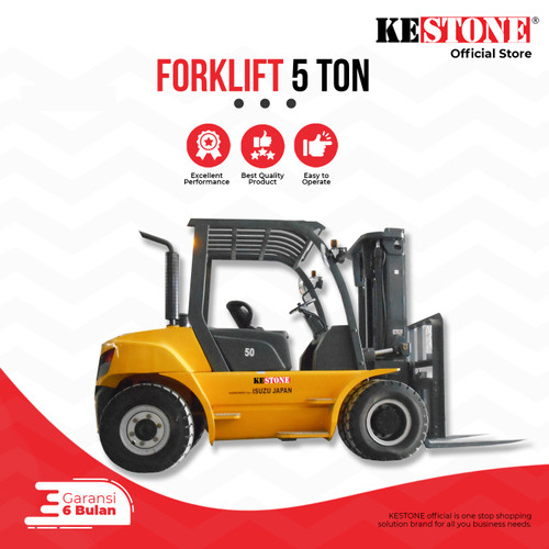 Forklift 5 Ton - Forklift Diesel Manual Engine Isuzu