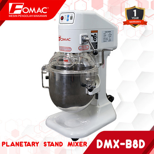 FOMAC Planetary Stand Mixer DMX-B8D Mesin Pengaduk Pencampur Adonan 8L