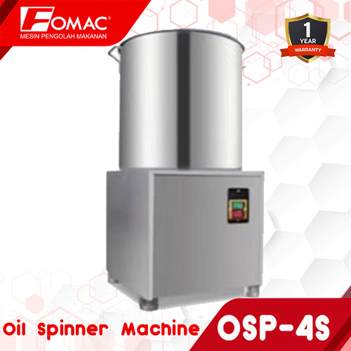 FOMAC Oil Spinner Machine OSP-4S Mesin Peniris Minyak Pemisah 4 Liter