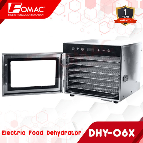 FOMAC Electric Food Dehydrator DHY-06X Mesin Pengering Air Buah Sayur