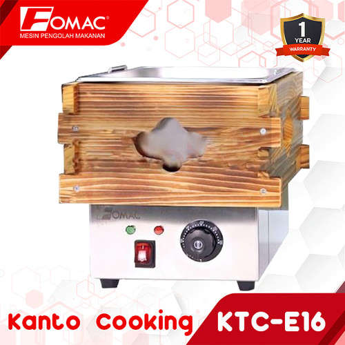 FOMAC Kanto Cooking KTC-E16 Mesin Penghangat Makanan Perebus Odeng